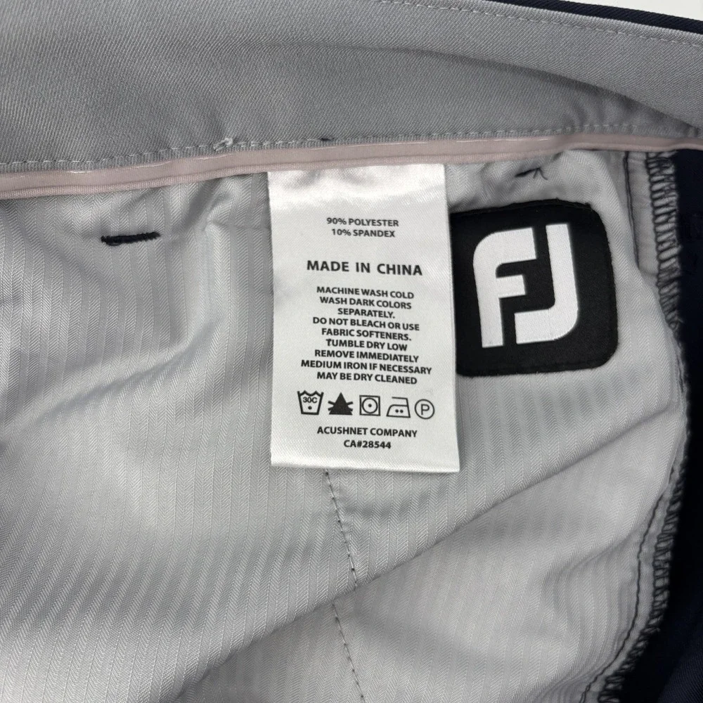 Footjoy‎ Golf Pants Navy Blue Mens Size 36x32 Athletic Stretch Performance